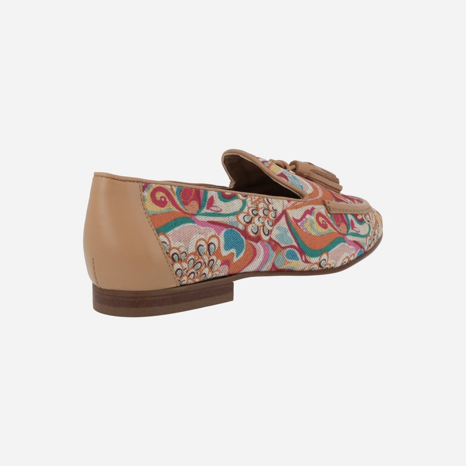 (image for) Leather and printing fabric mulicolor moccasins Etosha | pedro miralles outlet-1765