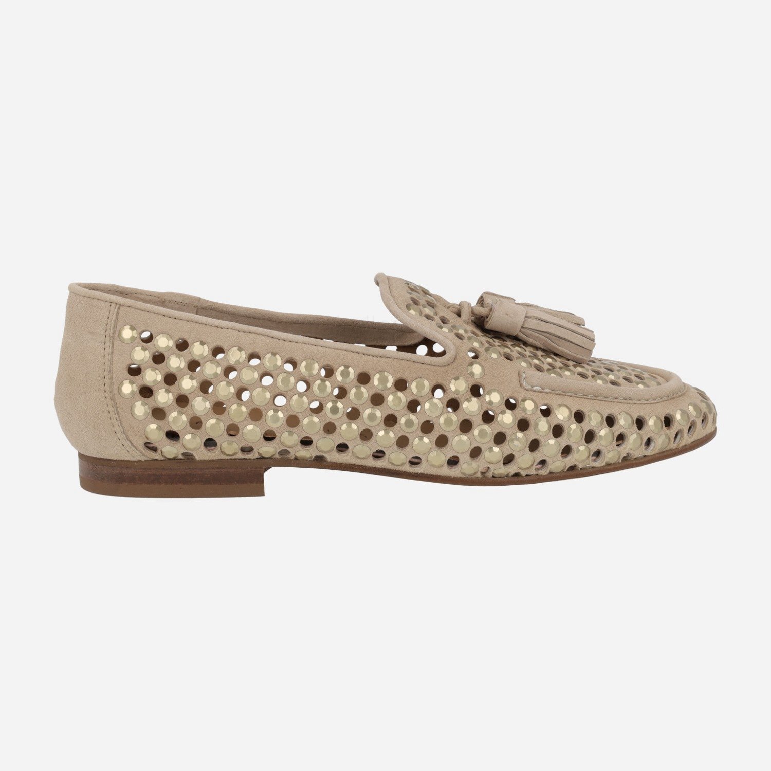 (image for) Ferrol Suede Moccasins with studs and tassels | pedro miralles outlet-1766