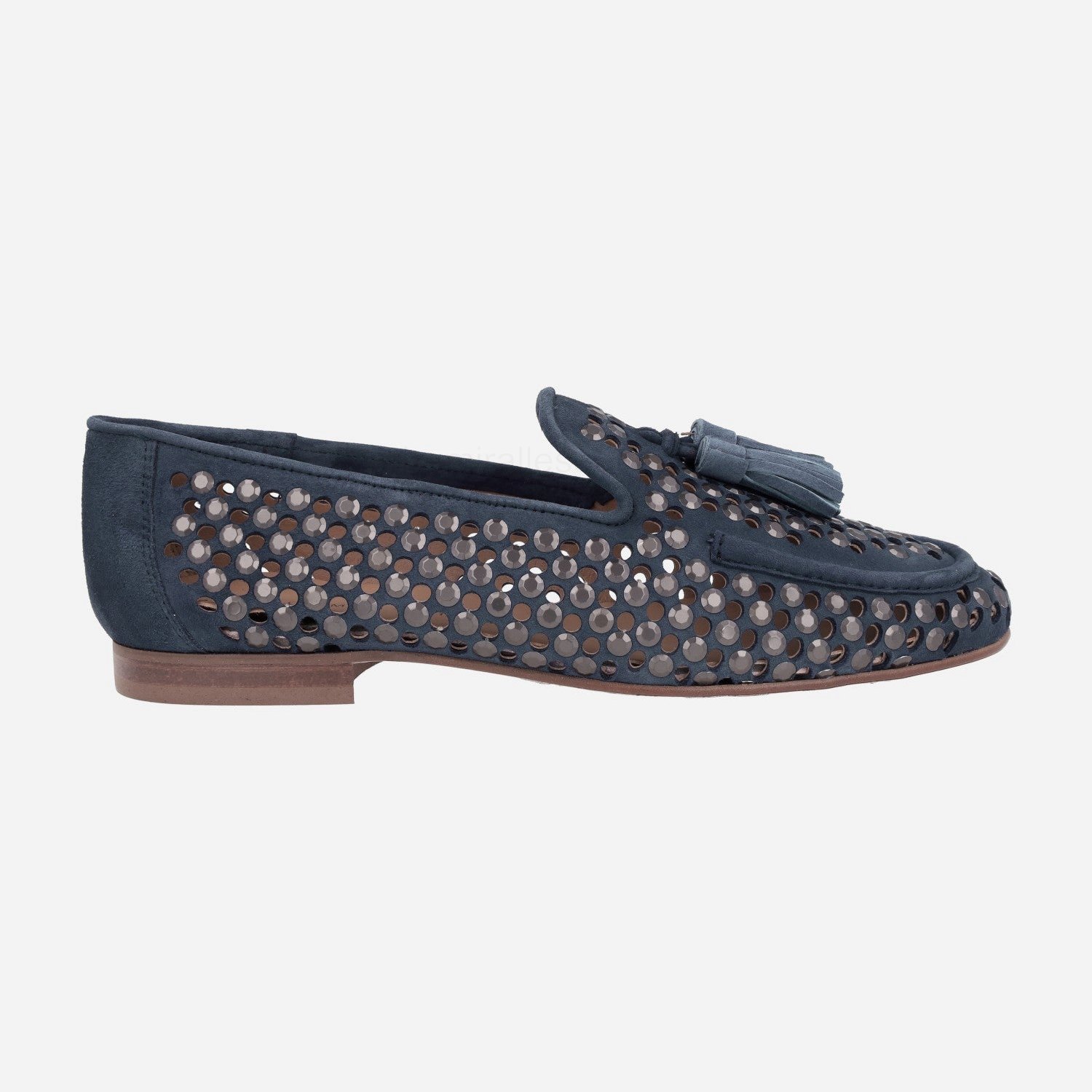 (image for) Ferrol Suede Moccasins with studs and tassels | pedro miralles outlet-1766