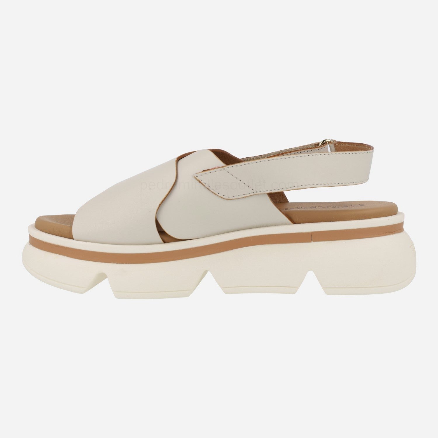 (image for) Picerno Leather sandals with velcro closure | pedro miralles outlet-1758