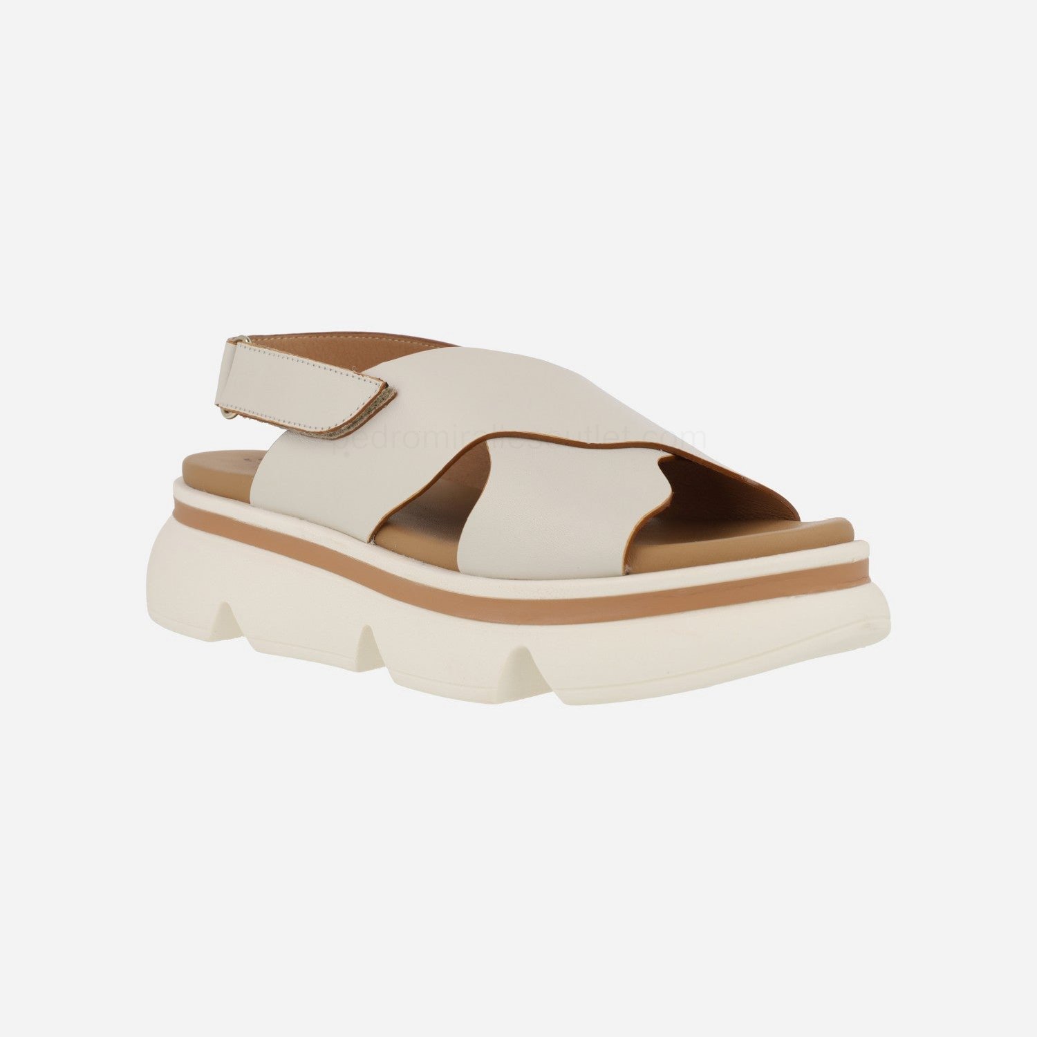 (image for) Picerno Leather sandals with velcro closure | pedro miralles outlet-1758